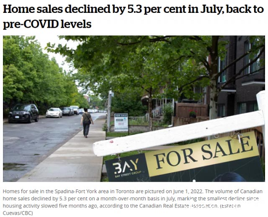 最新! 加拿大房屋销售连跌5个月! 房价明年见底 专家: 如今是买房好时机?