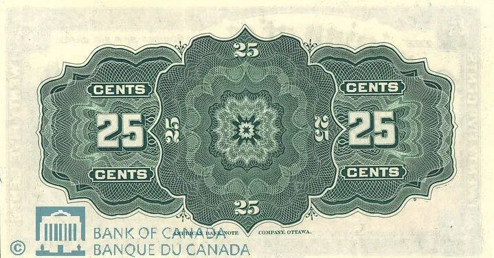 加拿大曾发行过25分的纸币，现在需要多少 才能买到它？